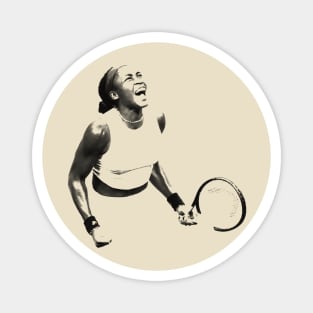 Coco Gauff - Pencil Drawing Style Magnet